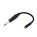 6.35mm Stereo Male to 3.5mm Stereo Jack Female Headphone Extension Cable