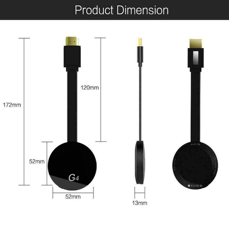 4rd Generation HDMI Digital Video HD 1080P Media Streamer For Google L6A0 W4V3