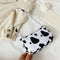 Cow Milk Printed Women Handbag Tote Female Casual Underarm Shoulder Bag (1)