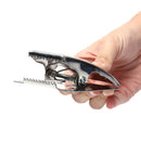 Stainless Steel Fillet Clamp Deep-jaw Fish Tail Clip with Mounting  ziTEUS