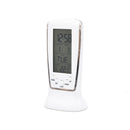 LED Digital Alarm Clock Night Light Electronic Calendar Thermometer Displ Hn