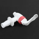 White Red Push Type Plastic Replacement Water Dispenser Tap Faucet
