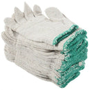 12 Pairs White Factory Industry Knitted Cotton Work Protect Gloves