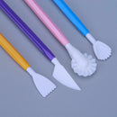 4pcs Fondant Cake Pen Decor Set Flower Sugarcraft Modelling Tool