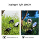 1pc LED Solar Ground Lights Waterproof Outdoor Garden Landscape Lamp (Warm)