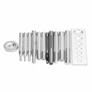 13Pcs Four Button Die Punch Snap Rivet Setter Base Kit DIY Craft Durabl dfg