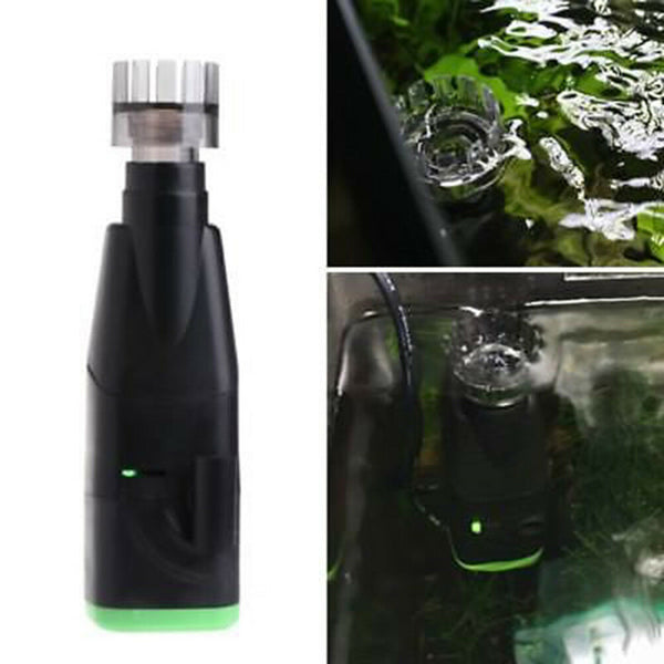 Aquarium Surface Oil Skimmer Fish Tank Pump Filter 300L/H Remover Adjustable  Ew
