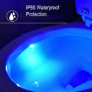 LED Toilet Bowl Night Light Motion Light Activated Flexible Arm 8 Colors ST709
