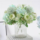 Simulation 7 head Peony Hand Flowers 32cm f/ Photo Prop Decoration 2pcs