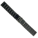 Watch Strap Ceramic Bracelet Band 20mm Hidden Deployment Clasp black