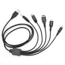 5 in 1 USB Charging Cable Gaming Accessories Fit for Nintend NEW 3DS XL NDSLite