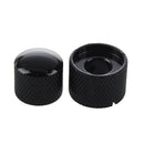 Dual Concentric Volume Tone Blend Control Knob Electric Guitar Parts Black