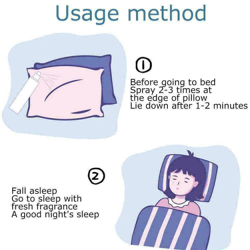 80ml Deep Sleep Pillow Spray Natural Lavender R7L6