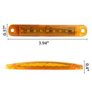 20X 9LED Bus Truck Trailer Side Marker Indicators Lights Red+Amber Waterproof.