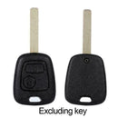 Car Smart Key Fob Case Blank For PEUGEOT Remote Control 307 106 L1S7 207 20 P6Y4