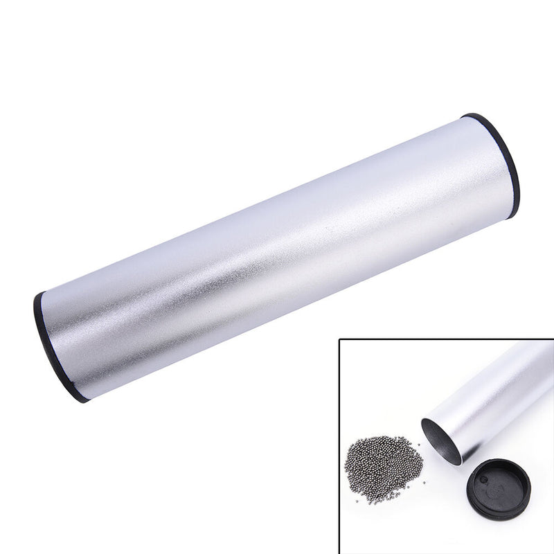 Stainless Steel Cylinder Sand Shaker Rhythm Musical Instrument Hand Percussio Gw