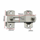 20x50x70mm Stainless Steel Home Safety Gate Door Bolt Latch Slide Lock Hard