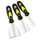 Rubber Handle Spatula Blade 1inch&2inch&3inch Stainless Steel Solid Durable