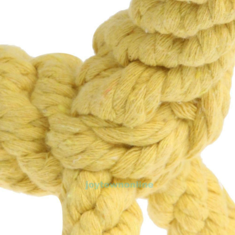 4pcs Durable Animal-Shape Pet Dog Chewing Toys Set Tooth Clean Cotton Rope Toys