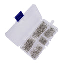 100pcs Nice Fastlock Snap Stainless Steel Fishing Duo-lock Snaps Hooks 2#-6# FT