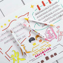 12Pcs/set 12 Watercolors Double Head Highlighters Color Marker Pen Stationery