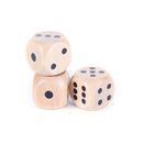 10Pcs Wood Dice 20Mm Kid Toys Game 6 Sided Dice Point Style Set OZ