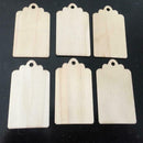 11x Unfinished Wood Pieces Decor Dried Flowers Bookmark Board Card