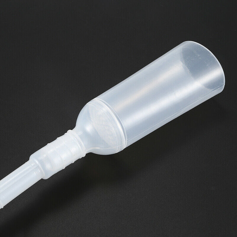 Aquarium Water Change Clean Gravel Siphon Pump Vacuum Pipe, Clear/Blue