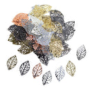 350pcs DIY Bail Charms Pendants Accessory Jewelry Making Findings Leaf Shape