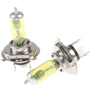 2pcs 55W H4 Halogen Bulb Yellow 3000K Headlight Glass Car Light Auto Lamp 12 Gw