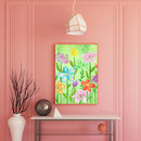 Vibrant Flower Diamond Painting DIY Full Round Drill 5D Needlework (B2421) A