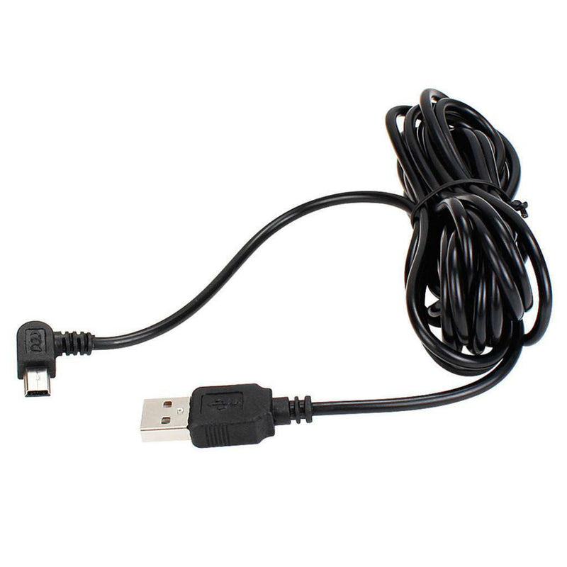 2 X 3.5m USB MINI 5Pin Right Angle Male to USB 2.0 A Male Plug Cable Lead