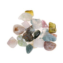 100g 3-5mm Brazil Assorted Color Tourmaline Round Cut Natural Crystal Stone