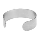Unfinished Blank Bangle Setting Cuff Bracelet for Jewelry Making Craft 2cm