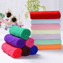 10Pcs 30cm Red Car Cleaning Detailing Microfiber Soft Polish Cloths Towel Lint