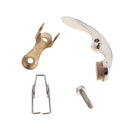 1 Set Nickel Plated Trumpet Water Key Sprit Value for Trumpet Repair Replacement