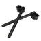 Universal 36mm CNC Clip-ons Handle Grip Handlebar Motorcycle Black