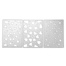 3pcs Geometry DIY Craft Cutting Dies Stencil Scrapbook Embossing Album Card