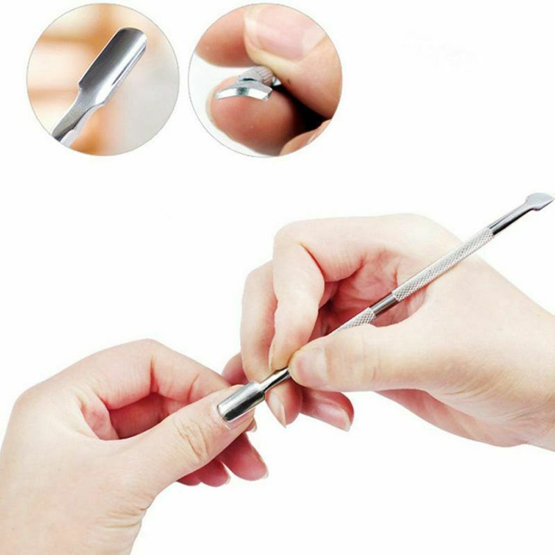 1 Set 4 Pieces Cuticle Pusher UV Gel Polish Soak Off Remover Tool Nail Art  I3H3