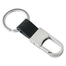Fashion Men Leather Alloy Metal Keyfob Car Keyring Keychain Key Chain Ring Gift