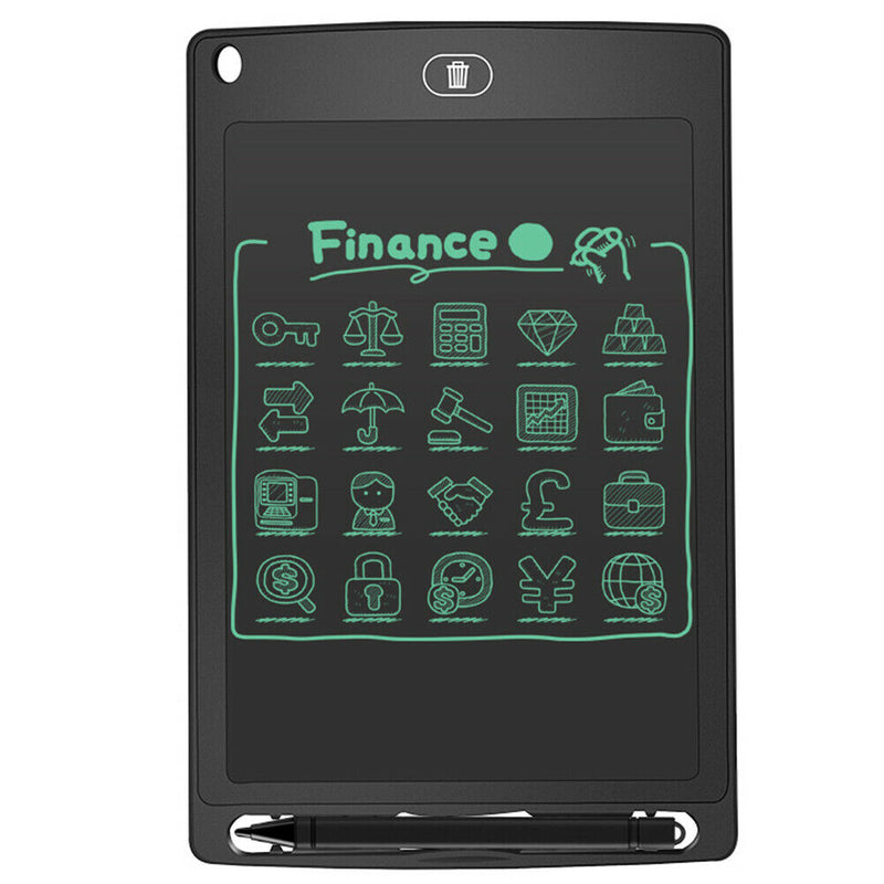 8.5 inch Digital LCD Writing Tablet Ultra-Thin Drawing Pad with Pen (Black)