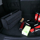 Trunk Organizer Felt Cloth Foldable Car SUV Storage Bag Cargo Box Dark G FKV
