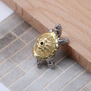 1holes alloy tortoise incense burner holder censer plate for sticks & cones FT