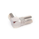2pcs 90 Degree Right Angled TV Aerial Cable Connector RF Coaxial F Socket.kz