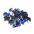 10x Aluminium M6 Fairing Bolt Screw For Yamaha YZF-R1 1998-2002-2007-2014 Blue