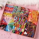 220x Candy Color Girl Hair Clips Rope Ponytail Holder Hair Accessories - No Box