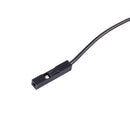 10 Pcs 21cm Length Double 1pin Female Connector Jumper Cable Black X8X5