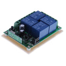 12V 4CH Relay Wireless Remote Control LED Lamp Switch Transceiver 433MHz A