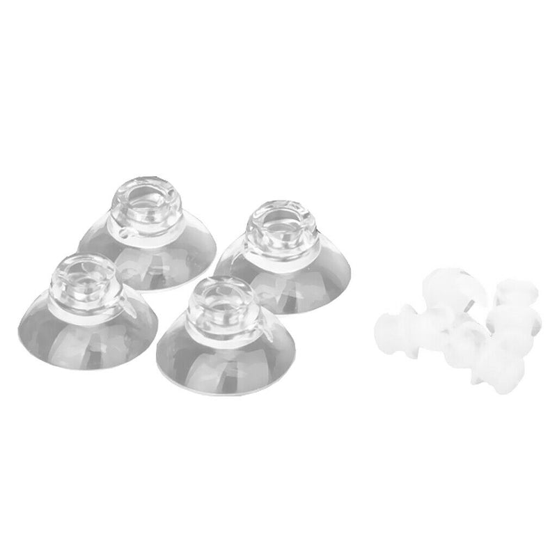 4pcs 25mm Diameter High Transparent Suction Cup Holder Sucker / Heart-shaped