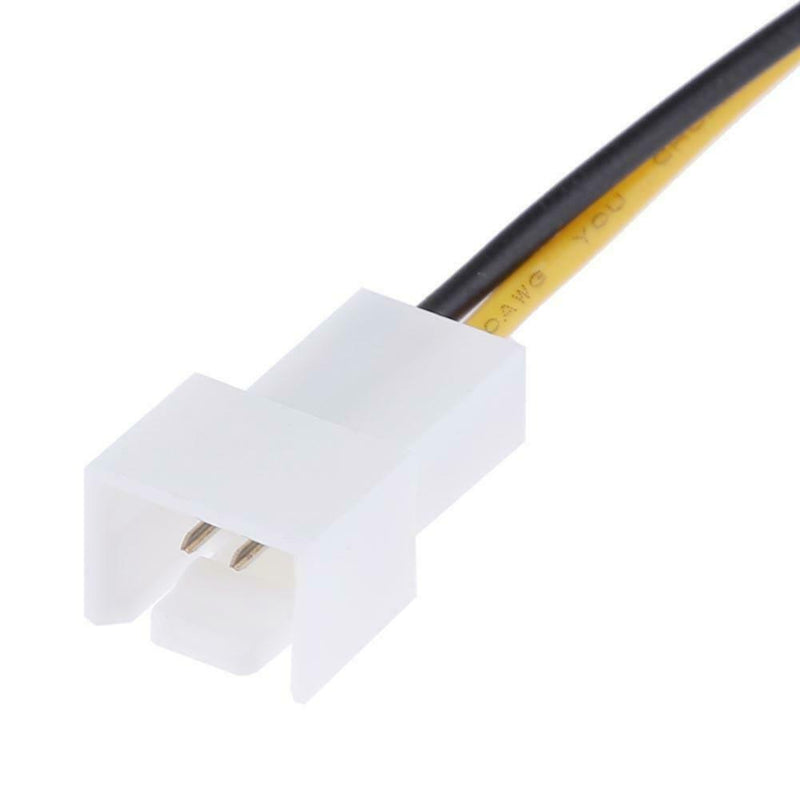 1pcs 4-Pin Molex to 3-Pin fan Power Cable Adapter Connector 12v*2 / 5v*2